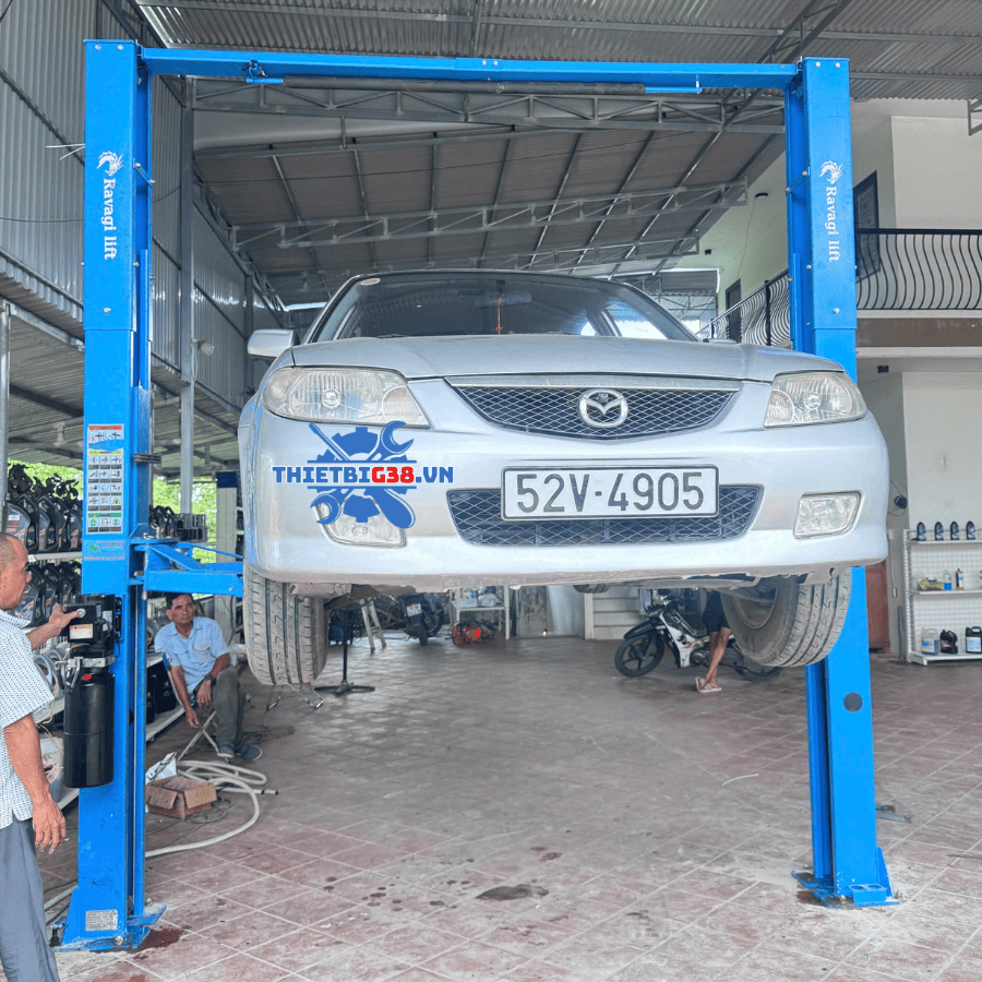 Lắp Đặt Bàn Giao Cầu Nâng 2 Trụ Giằng Trên 4 Tấn Cho Anh Lâm Tại Bến Cầu, Tây Ninh